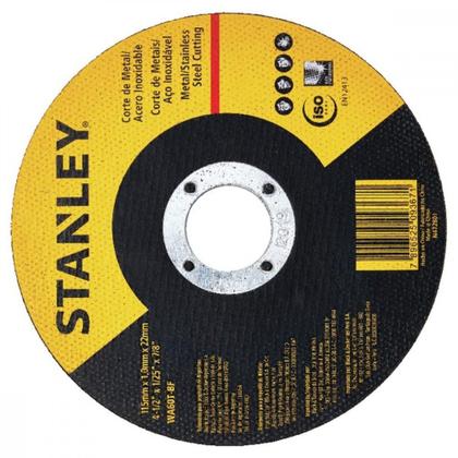 Imagem de Disco Aco Inox Stanley 4.1/2''X1/25''X7/8'' - Fino 1,0Mm