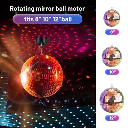 Imagem de Disco Ball Motor Cagor 1 RPM de velocidade lenta para bolas de 10-30 cm