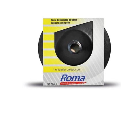 Imagem de Disco Borracha Roma 4.1/2'' Para Esmerilhadeira Furo 5/8''  7020 5