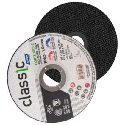 Imagem de DISCO CORTE AÇO INOX CLASSIC BASIC 4.1/2 x1mm 25 PÇS NORTON