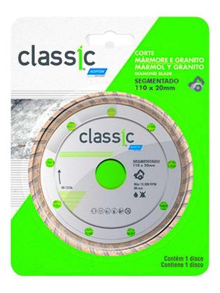 Imagem de Disco Corte Diamantado 110x20mm Segmentado Classic - Norton