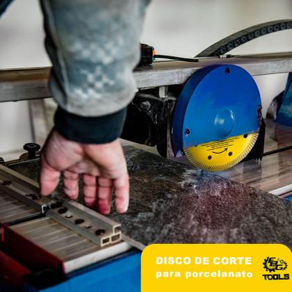 Imagem de Disco Corte Porcelanato 110x20mm Acabamento Diamantado