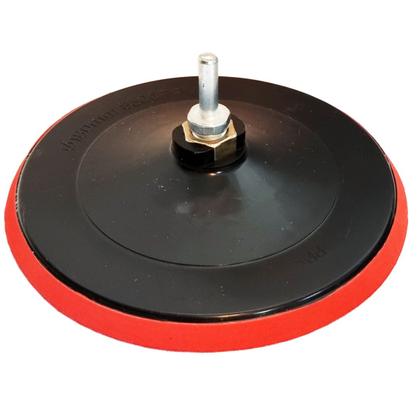 Imagem de Disco de Borracha 180mm x 5/8 Suporte de Lixa Base Aderente