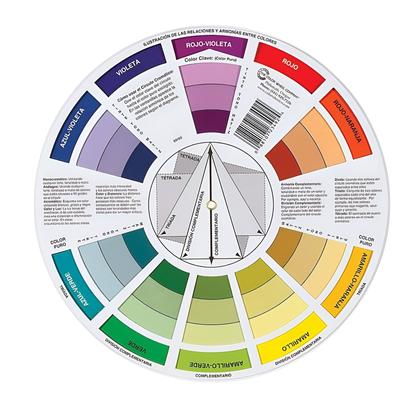 Imagem de Disco de Cores Círculo Cromático Sinoart The Color Wheel Sfa238 1/12