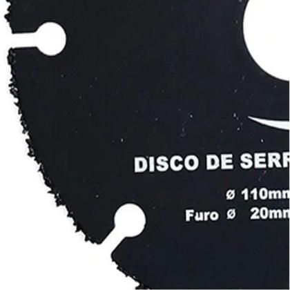 Imagem de Disco de Corte 110mm corta Madeira para Serra Mármore Fertak