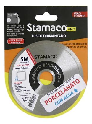 Imagem de Disco De Corte Contínuo 110mm SM Para Porcelanato Ultra Fino Acabamento Profissional