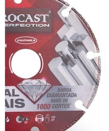 Imagem de Disco De Corte Diamantado Metal 1000 Cortes 4.1/2 - 115mm