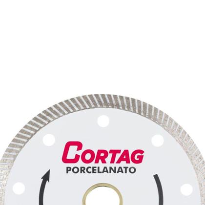 Imagem de Disco De Corte Diamantado Para Porcelanato Turbo 110mm Cortag 60863