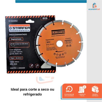 Imagem de Disco de Corte Diamantado Segmentado Eco 7 Polegadas