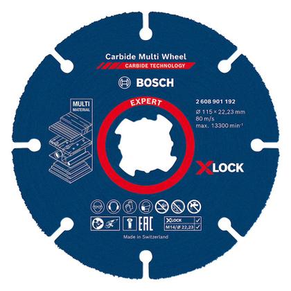 Imagem de Disco de corte EXPERT Carbide Multi Wheel X-LOCK 115 mm, 22,23 mm Bosch