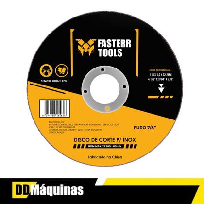 Imagem de Disco de corte Inox 4.1/2 x 3/64 x 7/8 Fasterr fstc01
