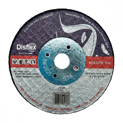 Imagem de Disco De Corte Para Inox Disflex Extra Fino 2''X1,0X1/4  15.008 ./ Kit Com 10