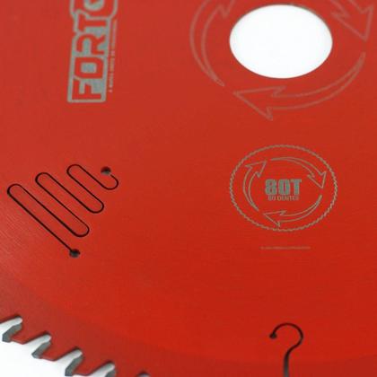 Imagem de Disco de Corte para Serra Circular 250 x 30mm para Madeira com 80 Dentes FortG