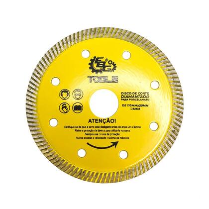 Imagem de Disco De Corte Porcelanato Diamantado 110x20mm - Tools