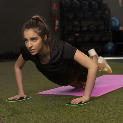 Imagem de Disco de Deslizamento Muvin para Treinamento Funcional e Pilates  Equilíbrio e Fortalecimento - Par