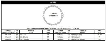 Imagem de Disco De Embreagem Ttr E / Xtz / Ybr - FISCHER
