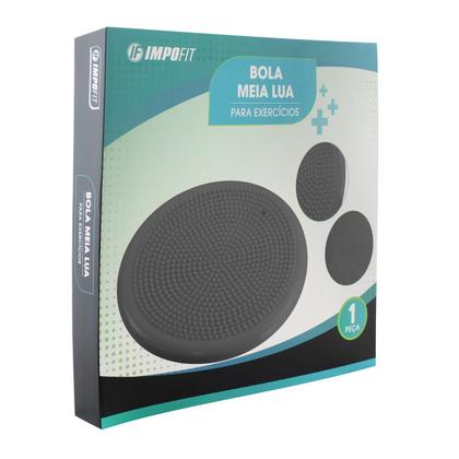 Imagem de Disco de equilibrio bola meia lua impofit cinza