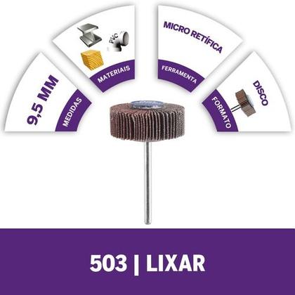 Imagem de Disco De Lixa Grao 120 503 3/8  Dremel 2615000503