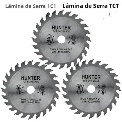 Imagem de Disco De Serra Circular TCT De 75mm 3 Polegadas 24T Para Corte De Madeira Para Esmerilhadeira Com