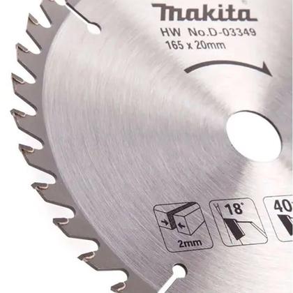 Imagem de Disco De Serra Makita 165mm Compativel Sp6000 D03349