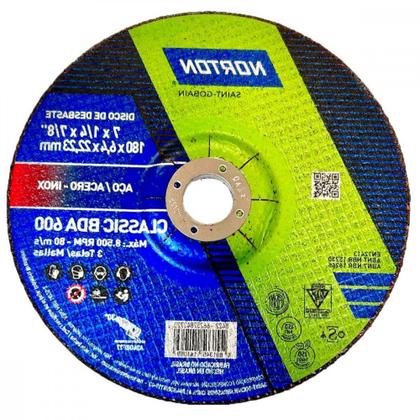 Imagem de Disco Desbaste Norton - 7''X1/4''X7/8'' - Bda 600