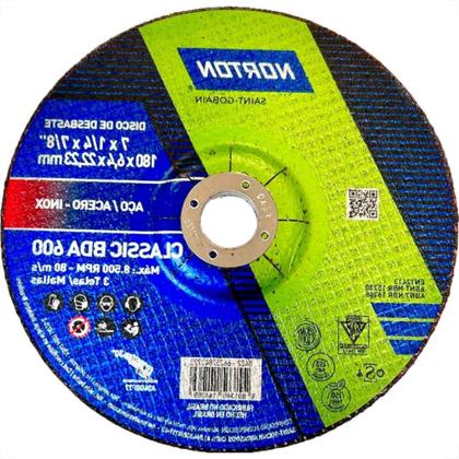 Imagem de Disco Desbaste Norton - 7''X1/4''X7/8'' - Bda 600
