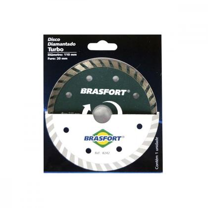 Imagem de Disco Diamantado Brasfort Turbo Seco 110Mm 8242