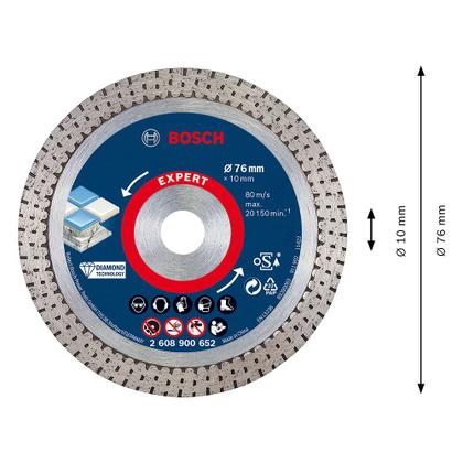 Imagem de Disco Diamantado Expert Ceramic 76mm 2608900652000 - Bosch