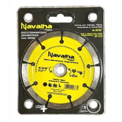 Imagem de Disco Diamantado Navalha Segmentado 4.3/8 X 110mm Titanium