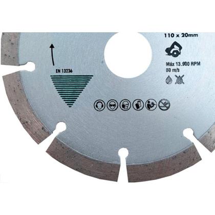 Imagem de Disco Diamantado Norton Classic Segmentado Concreto 110X20Mm