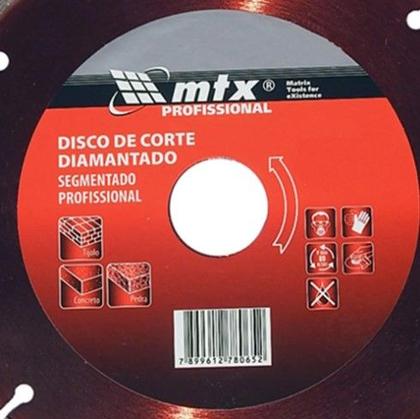 Imagem de Disco Diamantado Segmentado 110 X 20 REF: 731049 - MTX