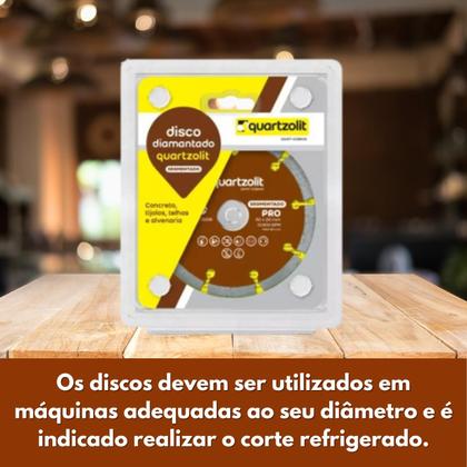 Imagem de Disco Diamantado Segmentado 110mmx20mm - Quartzolit