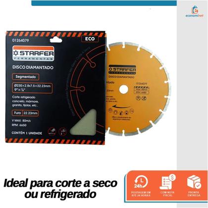 Imagem de Disco Diamantado Segmentado Eco 9 Polegadas