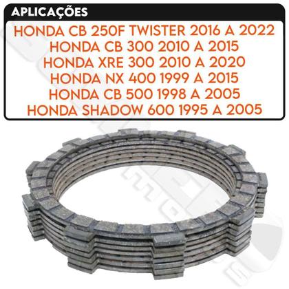 Imagem de Disco Embreagem Cb-Xre 300/ Falcon 400/ Cb 500/ Shadow 600