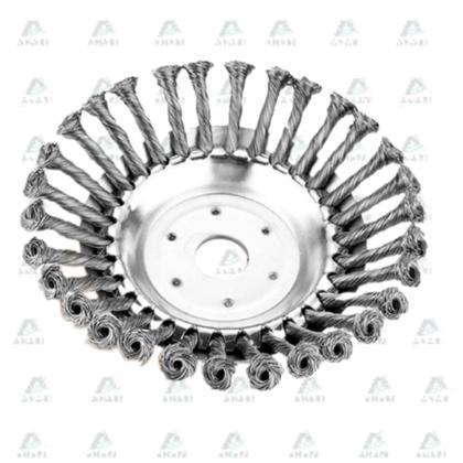 Imagem de Disco Escova De Aço Grande 200mm P/ Roçadeira 25mm Profiss