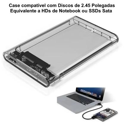Imagem de Disco Externo HD 1TB com USB 3.0 p/ PC Notebook Video game