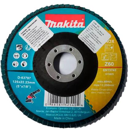 Imagem de Disco Flap 125mm Grao Z60 Makita D-63797
