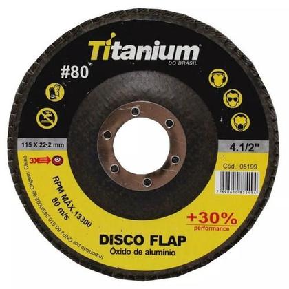 Imagem de Disco flap 4.1/2  gr  80 titanium 05384/05445/4187