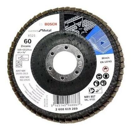 Imagem de Disco Flap 60" GR 115mm P/ Metal 2608619289000  Bosch