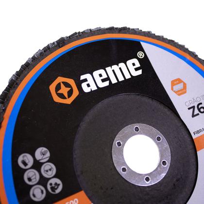 Imagem de Disco Flap Aeme Profissional Fibra Angular 7" (180mm)