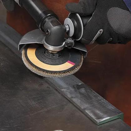 Imagem de Disco Flap Cônico 115Mm Grão 36 Madeira Aço Desbaste 03 Un