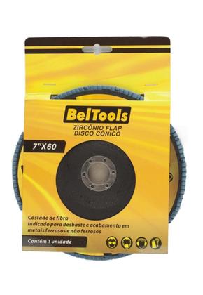 Imagem de Disco Flap Cônico 7 Polegadas Para Metal Grão 60 Beltools