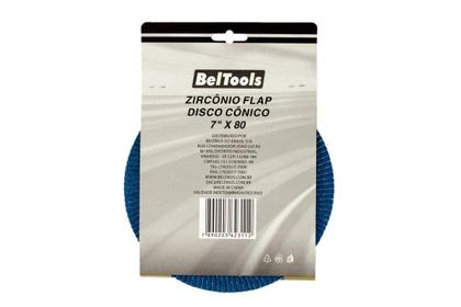 Imagem de Disco Flap Cônico 7 Polegadas Para Metal Grão 80 Beltools