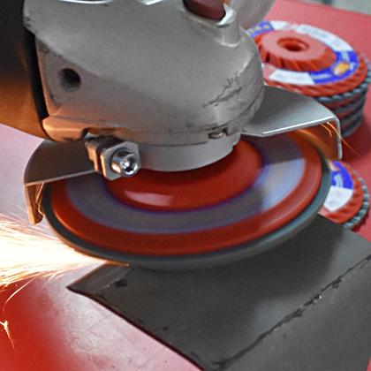 Imagem de Disco Flap Super Red 4.1/2"x7/8" Grão 40 M14 Sil Abrasivos