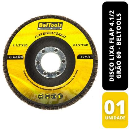 Imagem de Disco Lixa Flap 4.1/2 Grão 60  Classic Basic Beltools