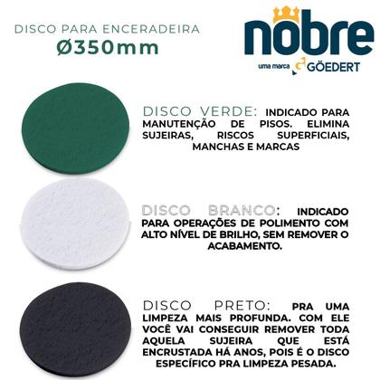Imagem de Disco para enceradeira 350mm branco nobre