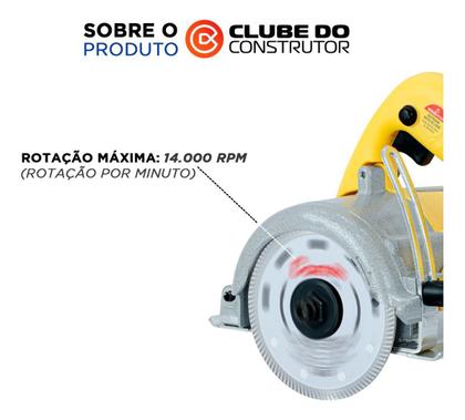 Imagem de Disco Porcelanato Diamantado Fino 110mm X 20mm 4.3/8 Cortag