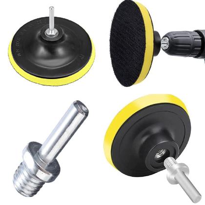 Imagem de Disco Prato Suporte 125mm 5 Polegadas + Adaptador Pino M14 Haste 8mm KaQi