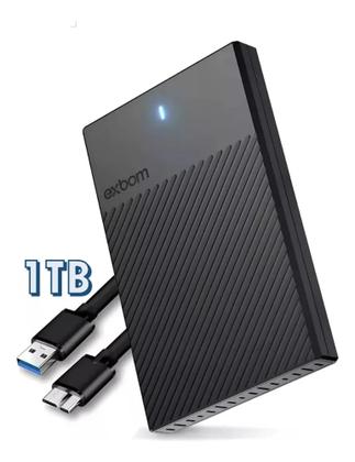 Imagem de Disco rígido externo Exbom HDD USB 3.0 1TB Portátil Usb 3.0 Para Notebook Ps4 Ps5