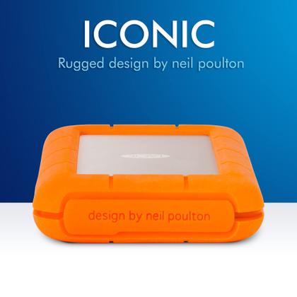 Imagem de Disco rígido externo portátil LaCie Rugged USB-C 4TB